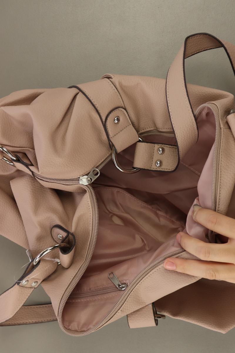 Henkeltasche neuwertig rosa aus Kunstleder
