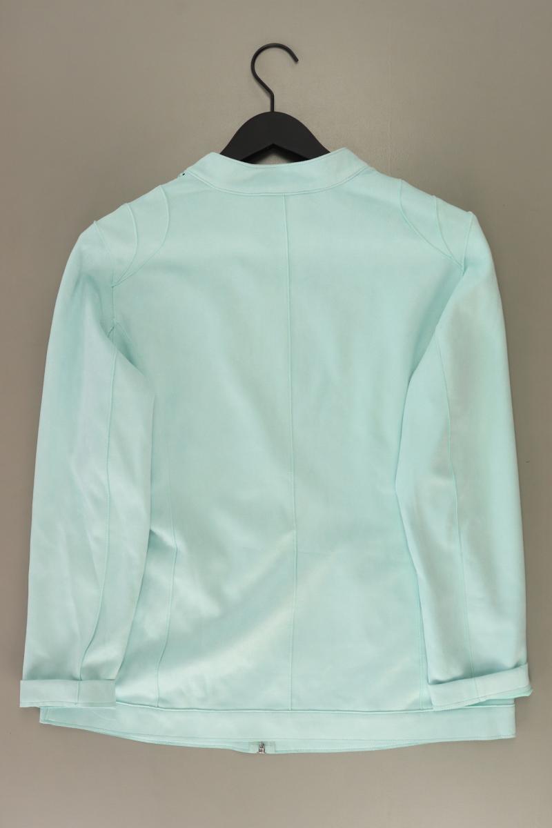 Regular Jacke Gr. 42 neuwertig türkis aus Polyester