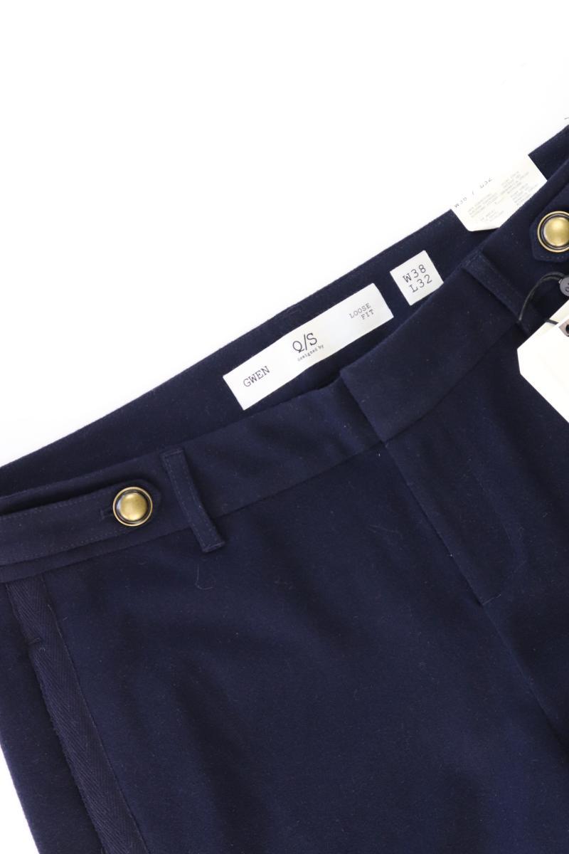 QS by s.Oliver Stoffhose Gr. 38/L32 neu mit Etikett Modell GWEN blau