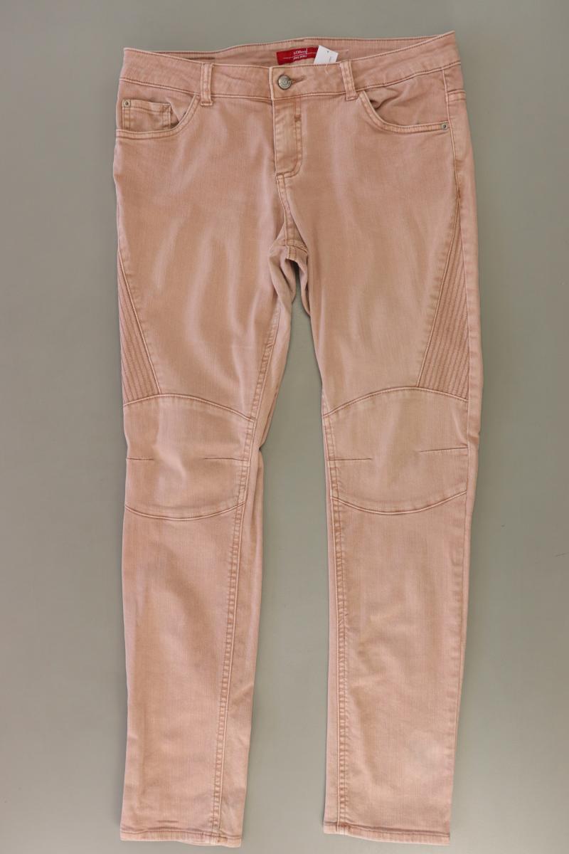 s.Oliver Straight Jeans Gr. 38 rosa aus Baumwolle