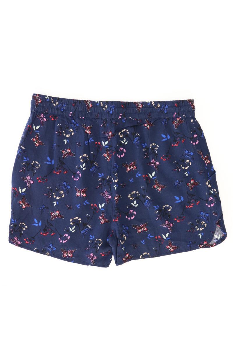 Vero Moda Shorts Gr. M mit Blumenmuster blau aus Viskose
