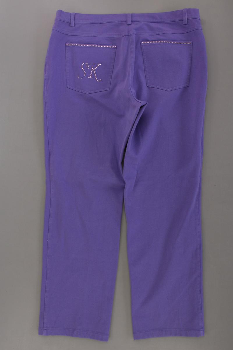 Sarah Kern Skinny Jeans Gr. Kurzgröße 22 lila aus Baumwolle