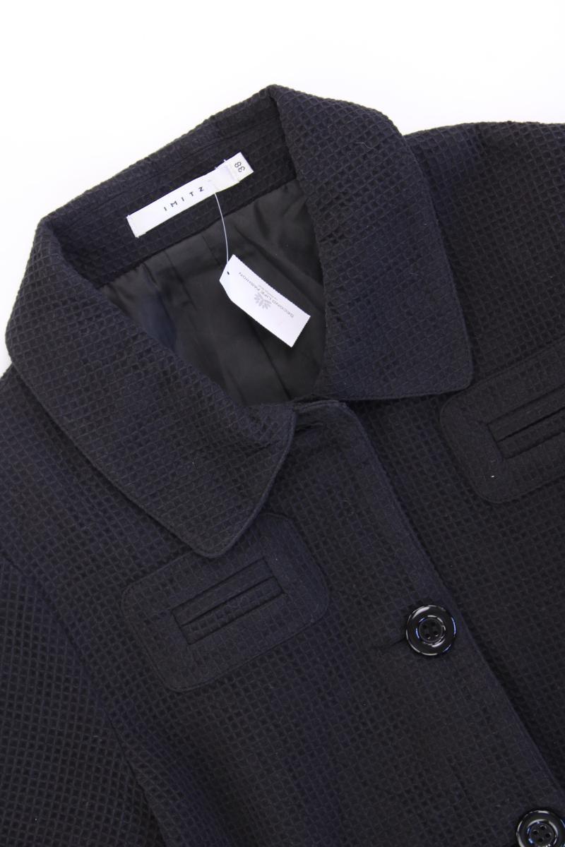 Imitz Regular Jacke Gr. 38 schwarz aus Baumwolle