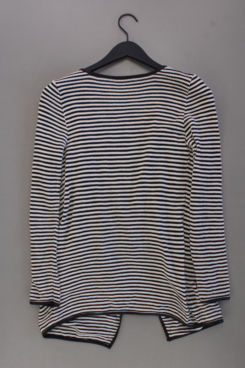 Only Strickjacke Gr. S gestreift Langarm weiß aus Viskose
