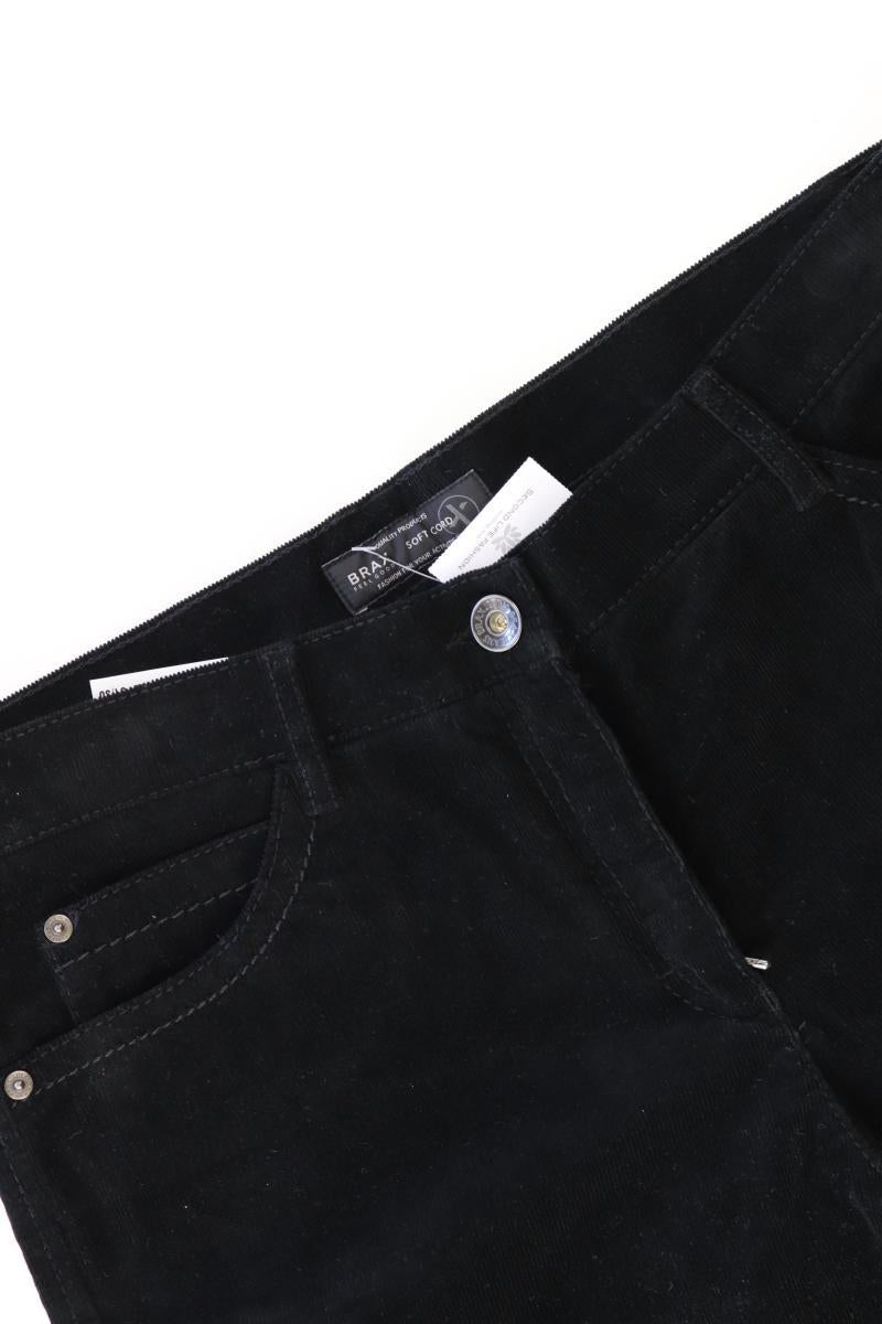 Brax Five-Pocket-Hose Gr. Kurzgröße 40 schwarz aus Baumwolle