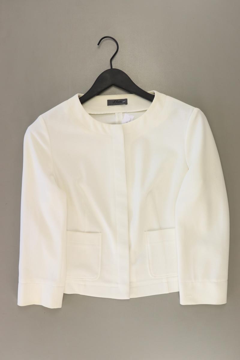 s.Oliver Premium Regular Blazer Gr. 40 creme