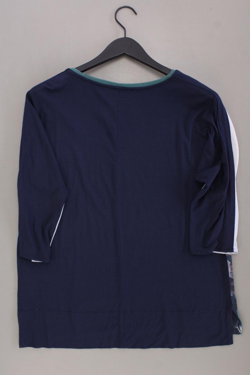 Betty & Co. Comfort Bluse Gr. M 3/4 Ärmel blau aus Viskose