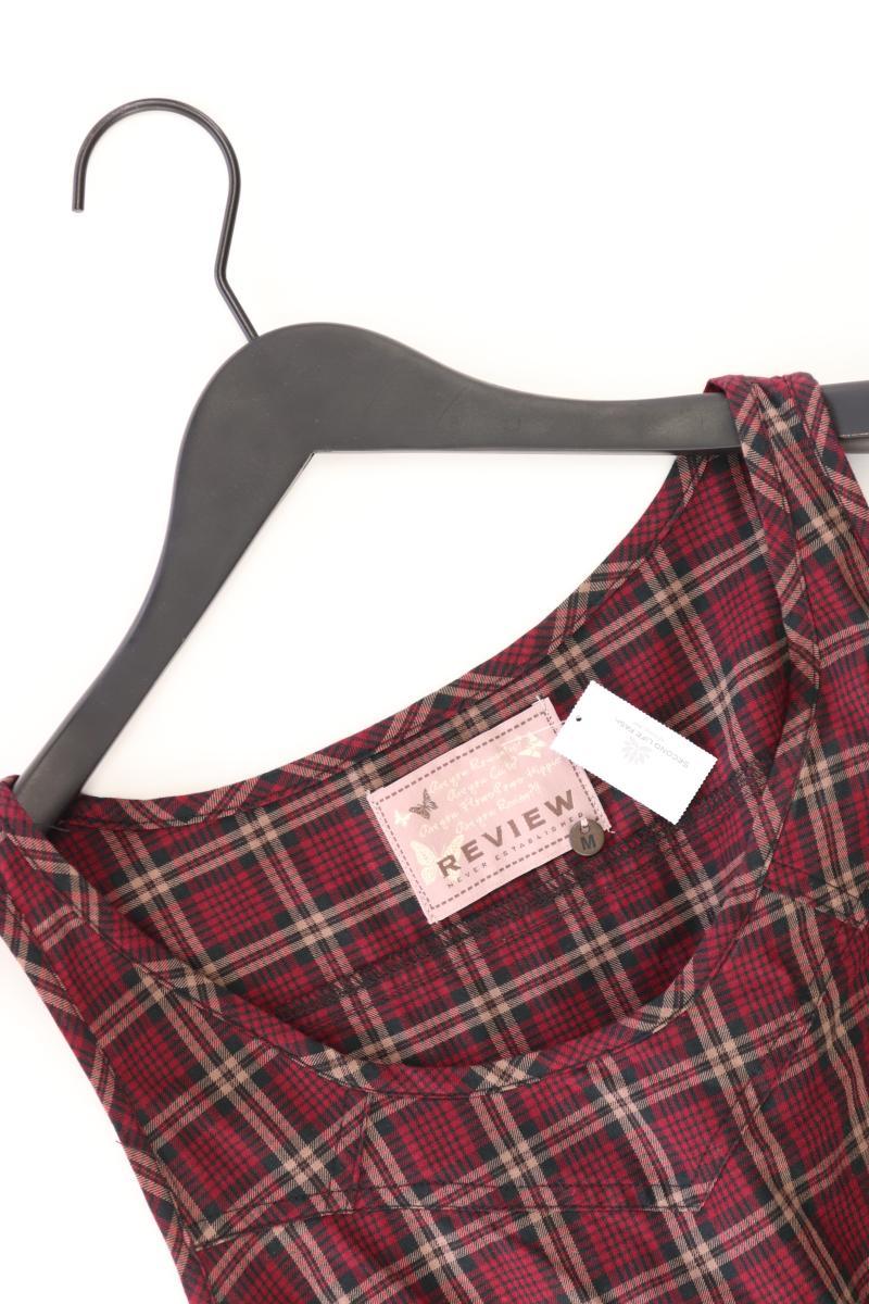 Review Trägerkleid Gr. M kariert Ärmellos rot aus Baumwolle