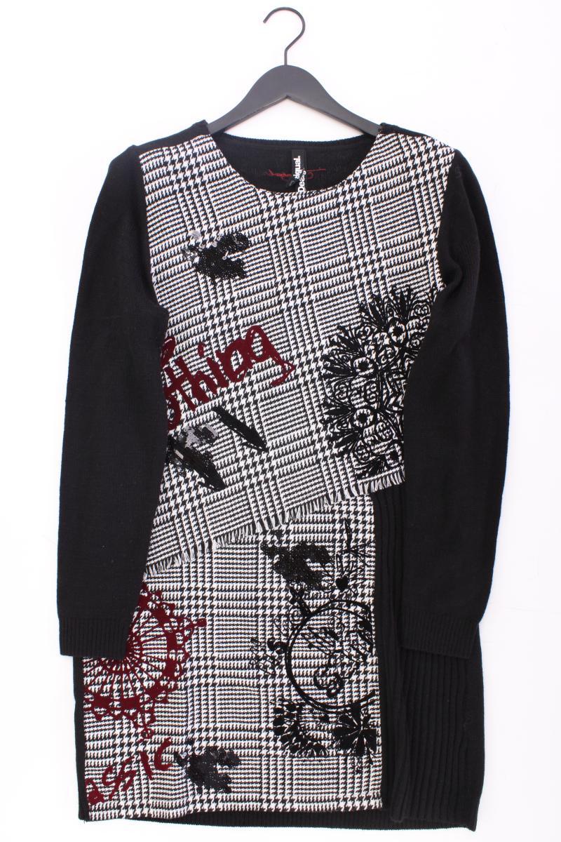 Desigual Strickkleid Gr. 44 Langarm schwarz