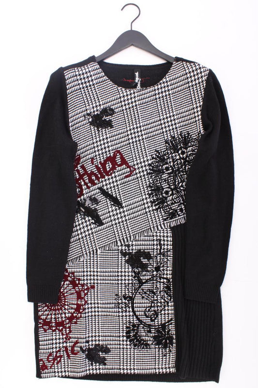 Desigual Strickkleid Gr. 44 Langarm schwarz