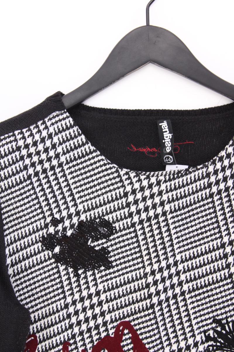 Desigual Strickkleid Gr. 44 Langarm schwarz
