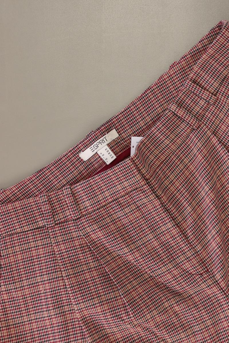 Esprit Stoffhose Gr. 42 hahnentritt rot aus Polyester