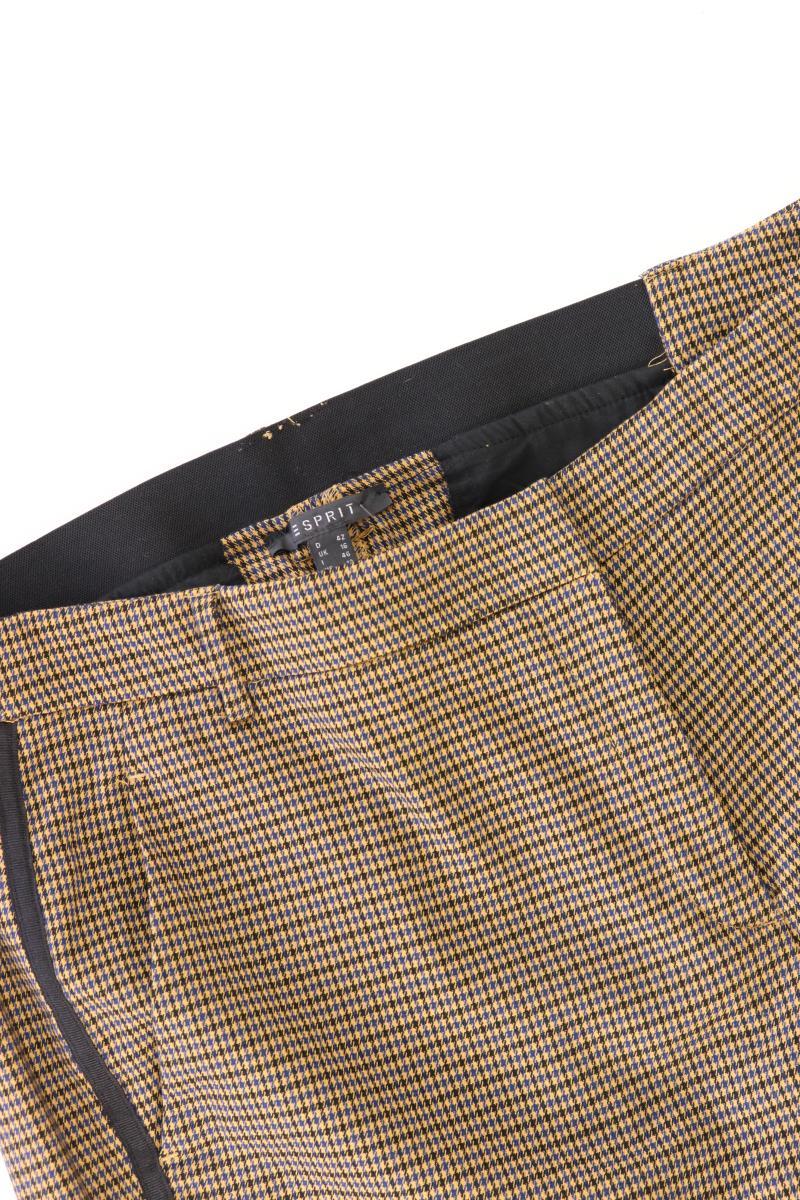 Esprit Anzughose Gr. 42 hahnentritt braun aus Polyester