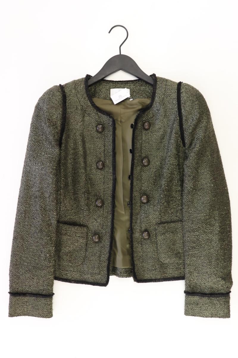 Elegance Paris Bouclé Jacke Gr. 40 mit Glitzer gold aus Polyacryl