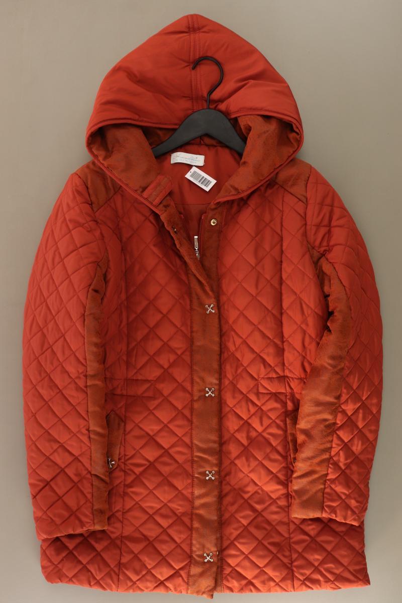 Himmelblau Steppjacke Gr. 38 orange aus Polyester