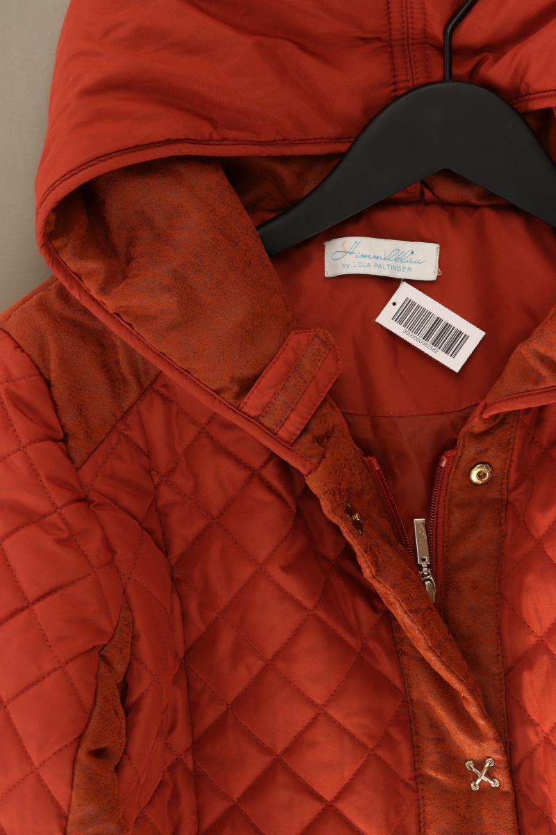 Himmelblau Steppjacke Gr. 38 orange aus Polyester