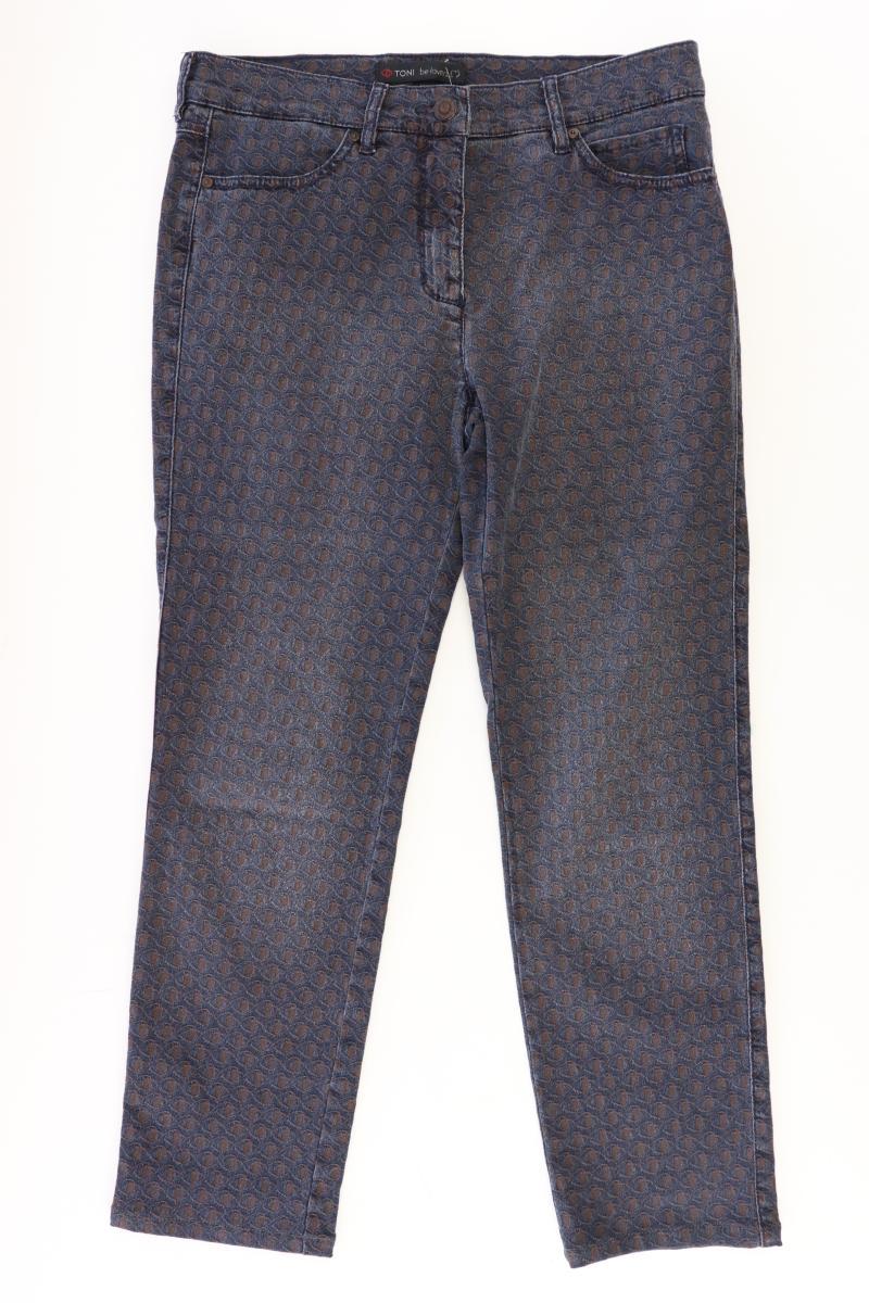 TONI Hose Gr. Kurzgröße 38 blau aus Baumwolle