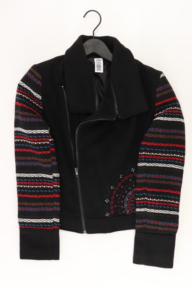 Desigual Regular Jacke Gr. 36 schwarz aus Polyester