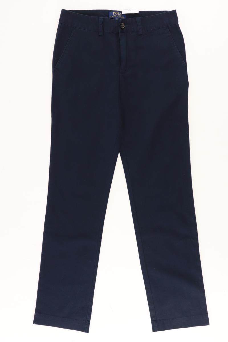 Polo by Ralph Lauren Stoffhose Gr. UK 12 (S) blau aus Baumwolle