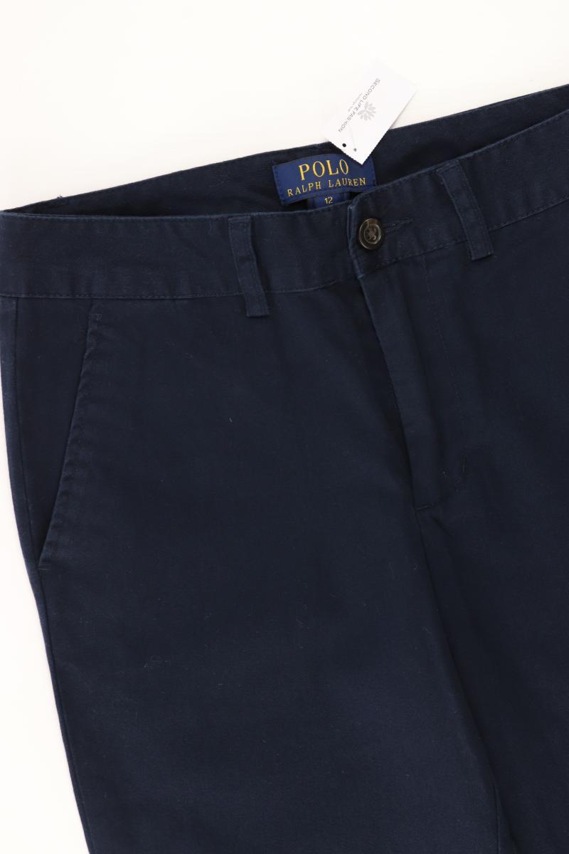 Polo by Ralph Lauren Stoffhose Gr. UK 12 (S) blau aus Baumwolle