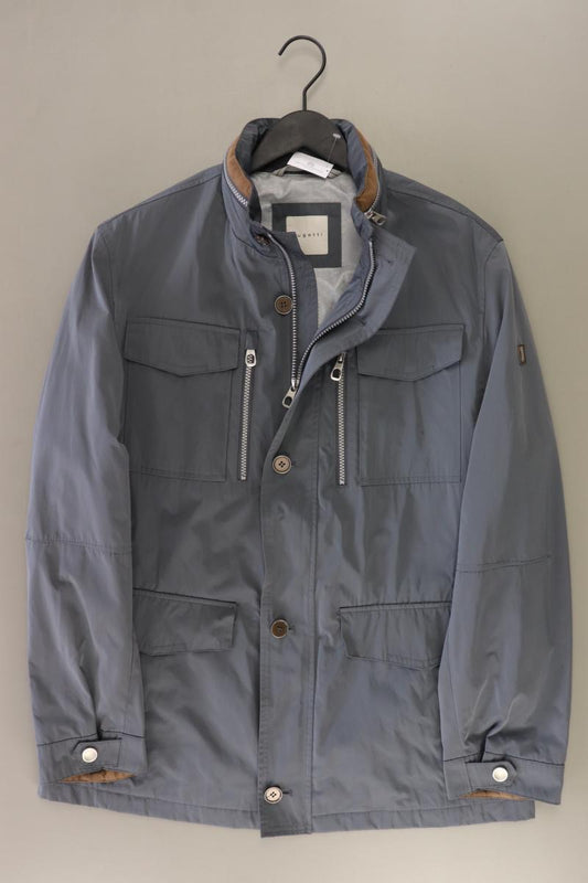 Bugatti Lange Jacke Gr. Kurzgröße 26 grau aus Polyester