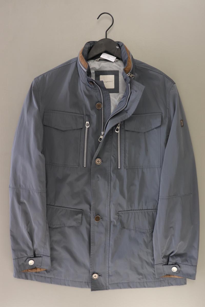 Bugatti Lange Jacke Gr. Kurzgröße 26 grau aus Polyester