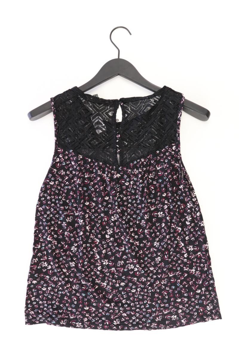 Street One Regular Top Gr. 36 mit Blumenmuster schwarz aus Viskose