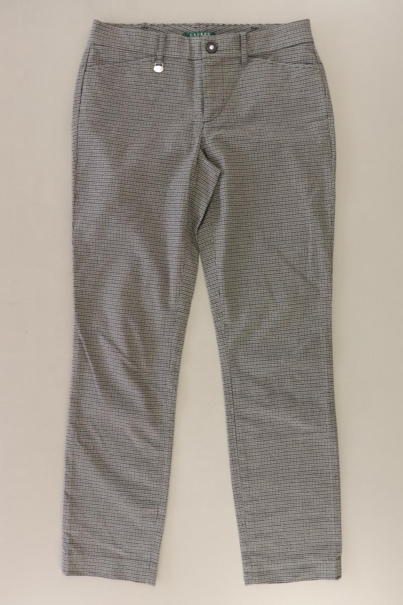 LAUREN Ralph Lauren Hose Gr. US 2 (S) hahnentritt grau aus Baumwolle