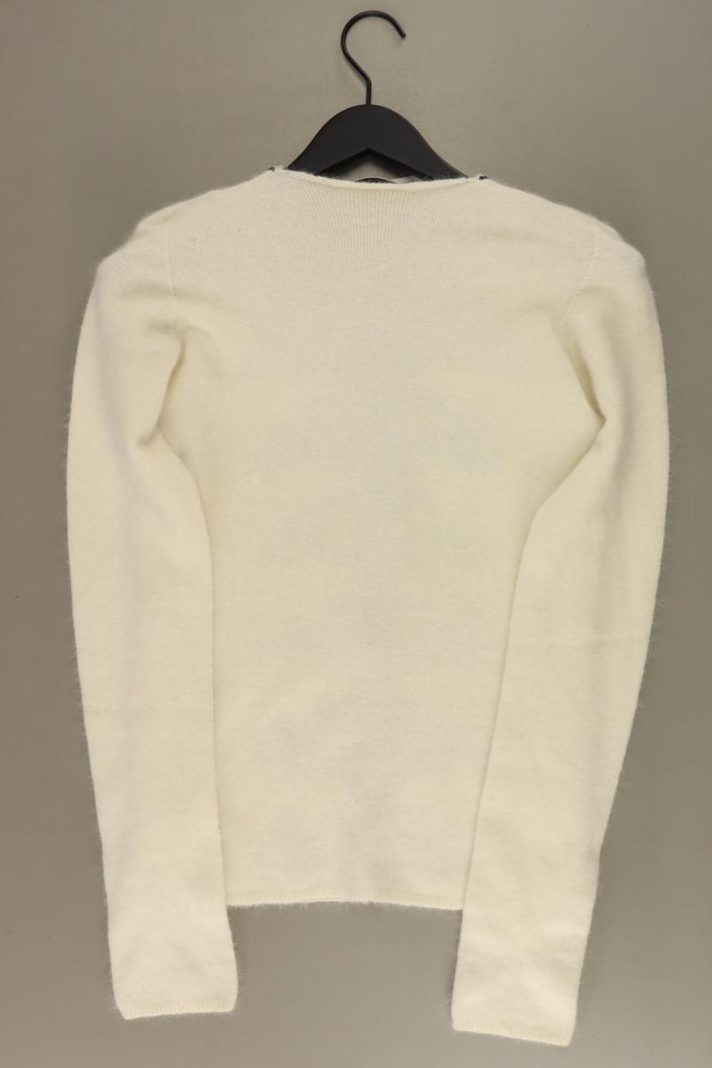 Twin Set Strickjacke aus Angora Gr. L Langarm creme