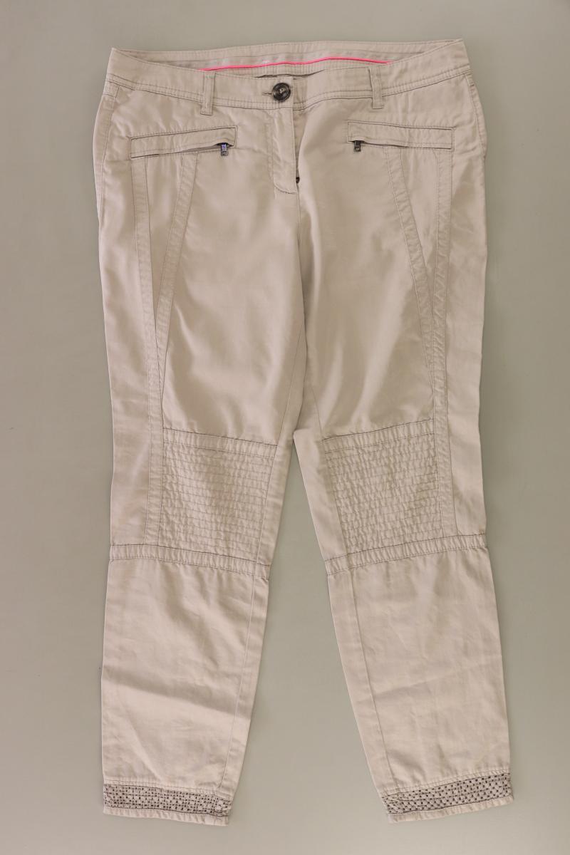 Marc Cain Hose Gr. 40 creme aus Baumwolle