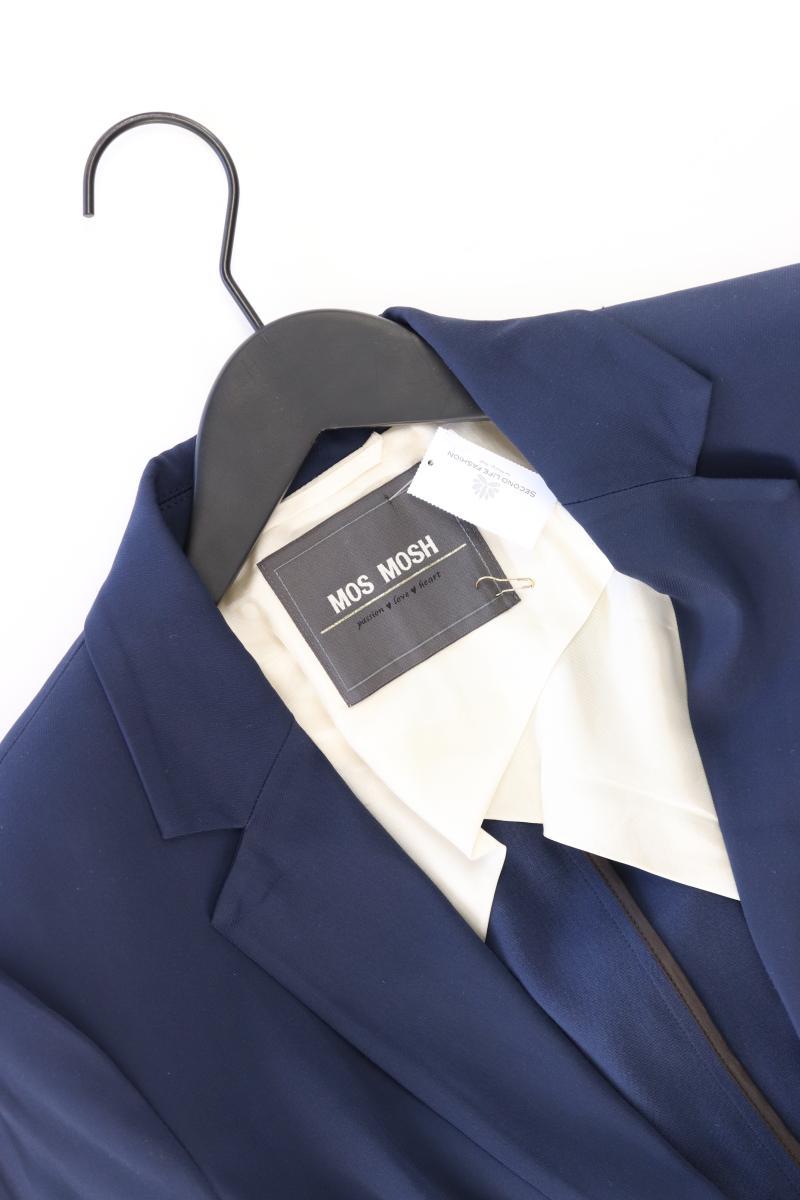 Mos Mosh Longblazer Gr. 36 blau aus Viskose