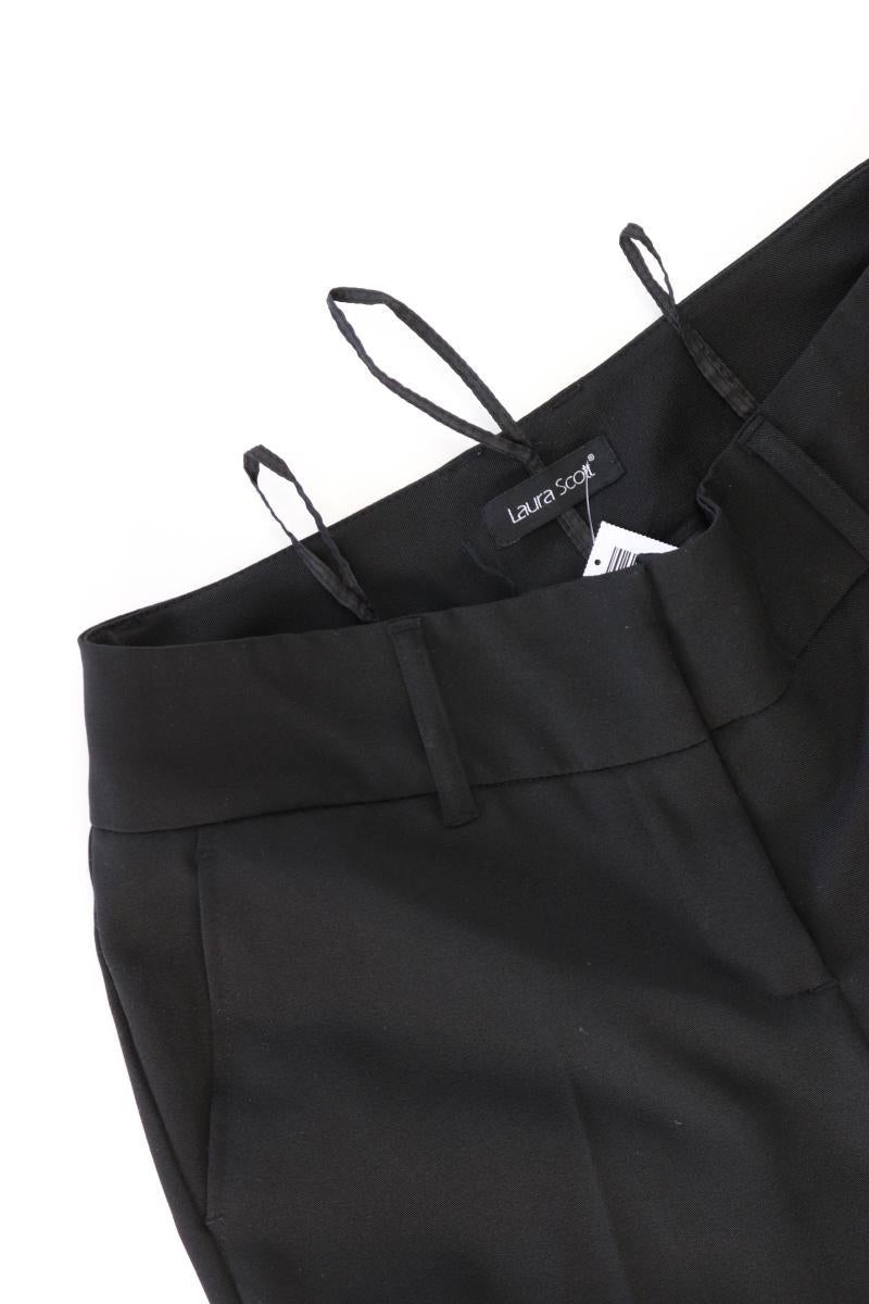 Laura Scott Anzughose Gr. Kurzgröße 18 schwarz aus Polyester