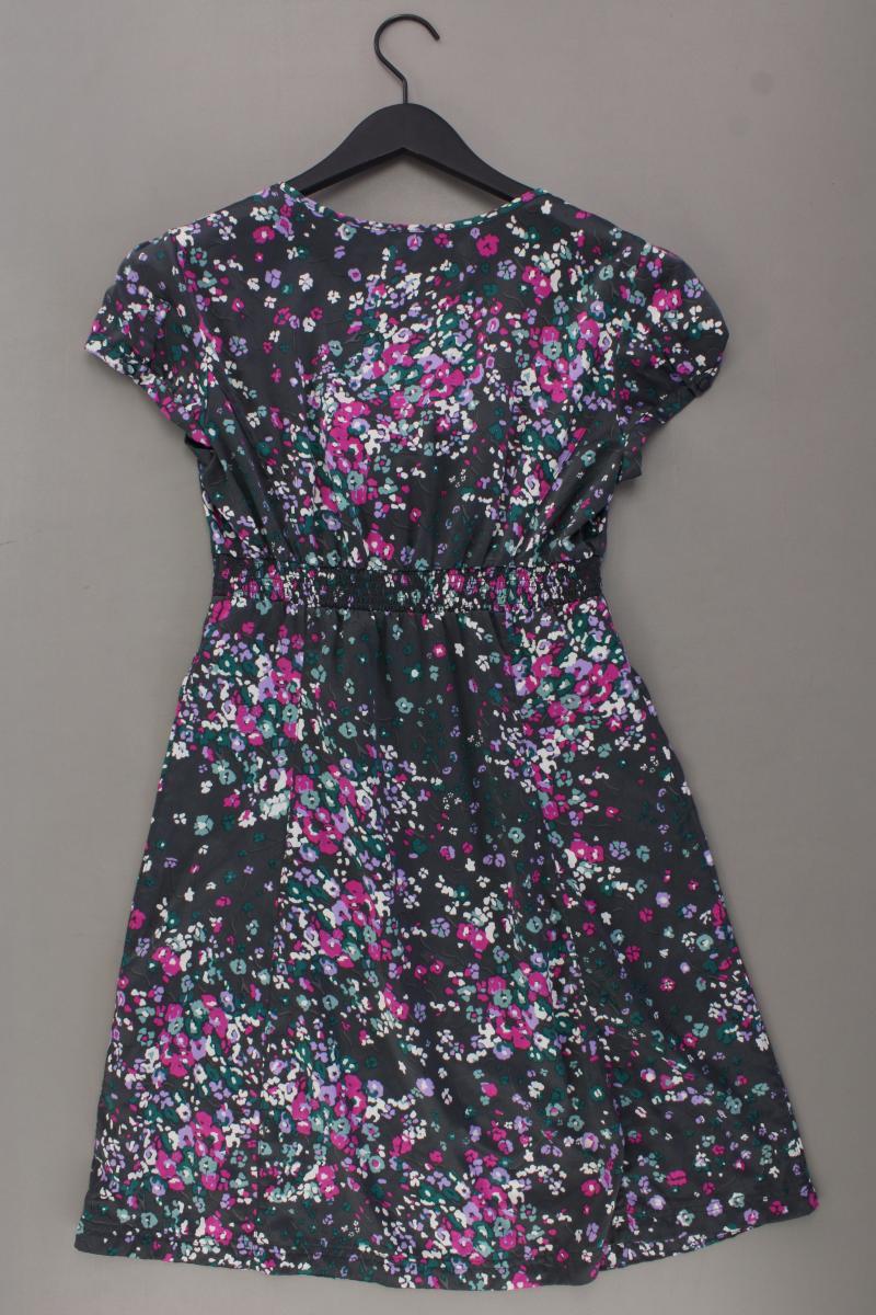 edc by Esprit Kurzarmkleid Gr. 38 mit Blumenmuster mehrfarbig aus Polyester