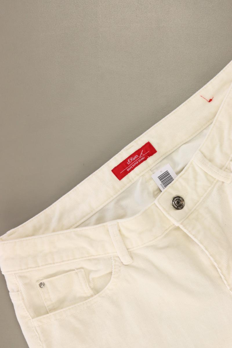 s.Oliver Five-Pocket-Hose Gr. 38 weiß aus Baumwolle