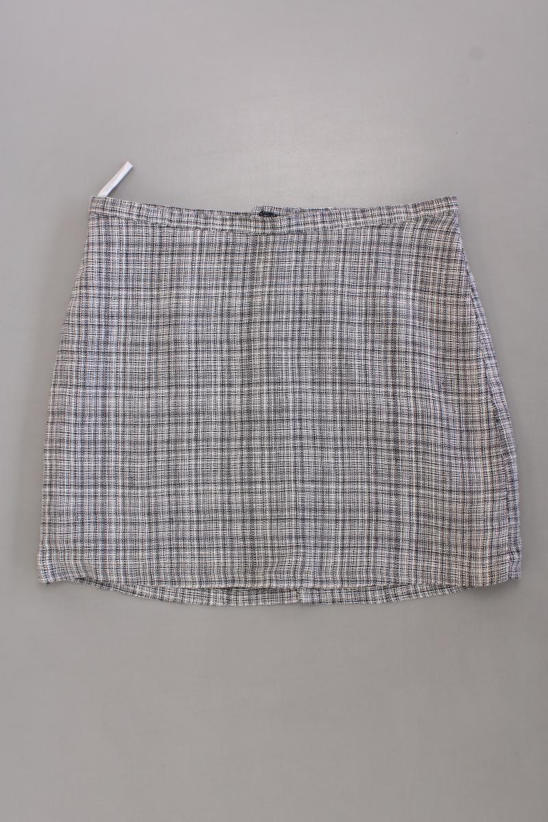 Mexx Leinenrock Gr. 36 kariert grau