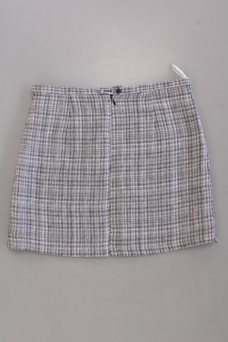 Mexx Leinenrock Gr. 36 kariert grau