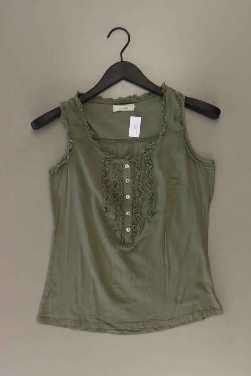 Cream Rüschentop Gr. 34 olivgrün