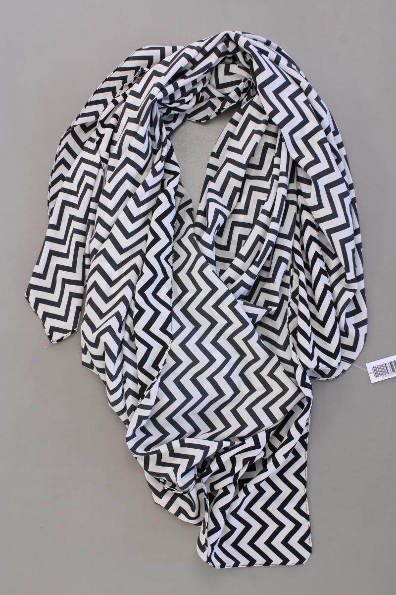Tuch geometrisches Muster weiß