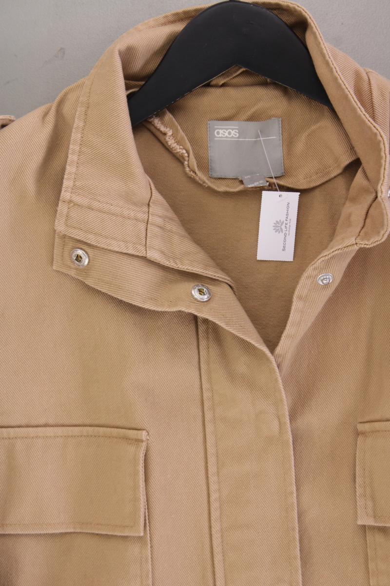 Asos Kurzjacke Gr. 36 neuwertig braun aus Baumwolle