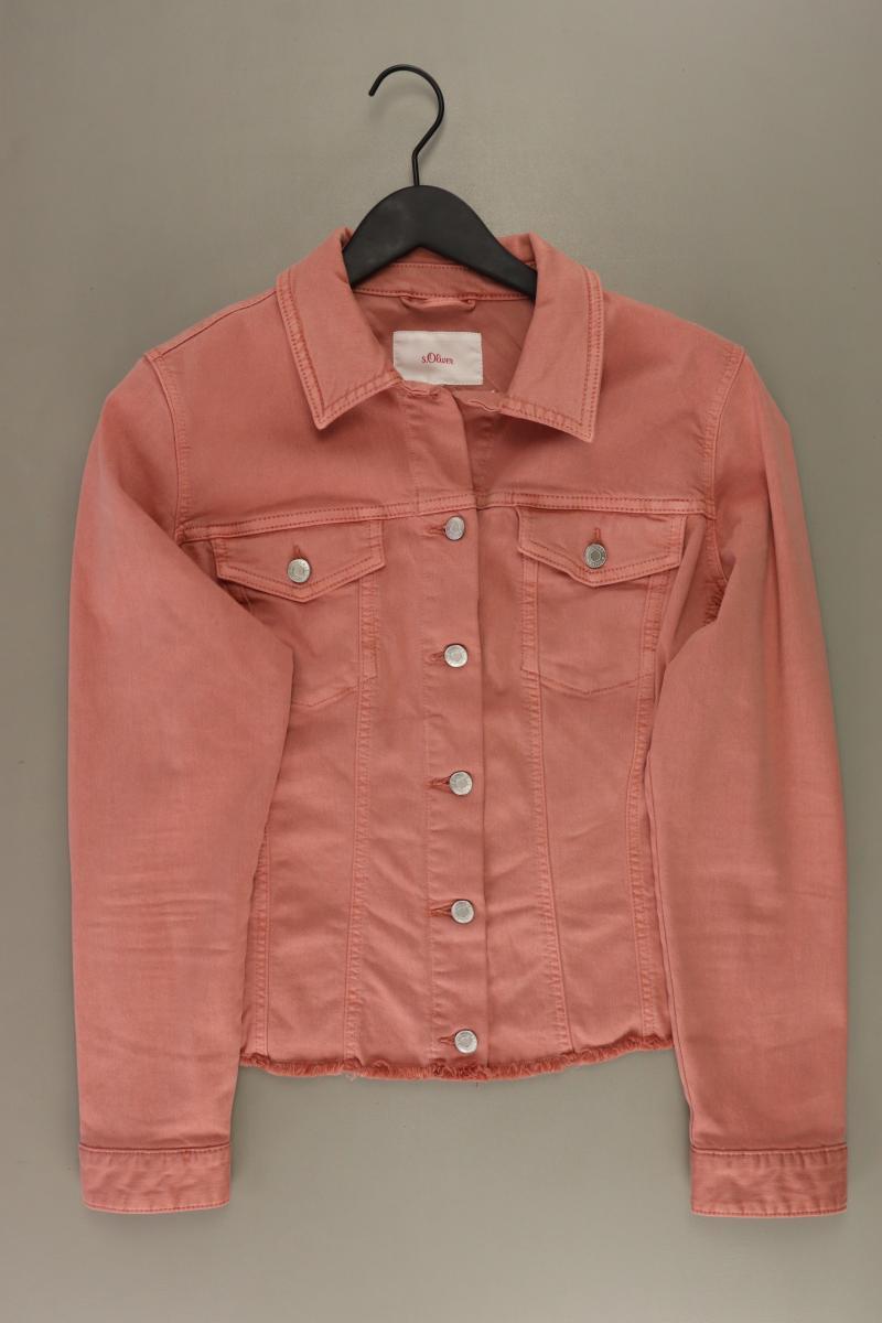 s.Oliver Übergangsjacke Gr. 44 neuwertig rosa aus Baumwolle