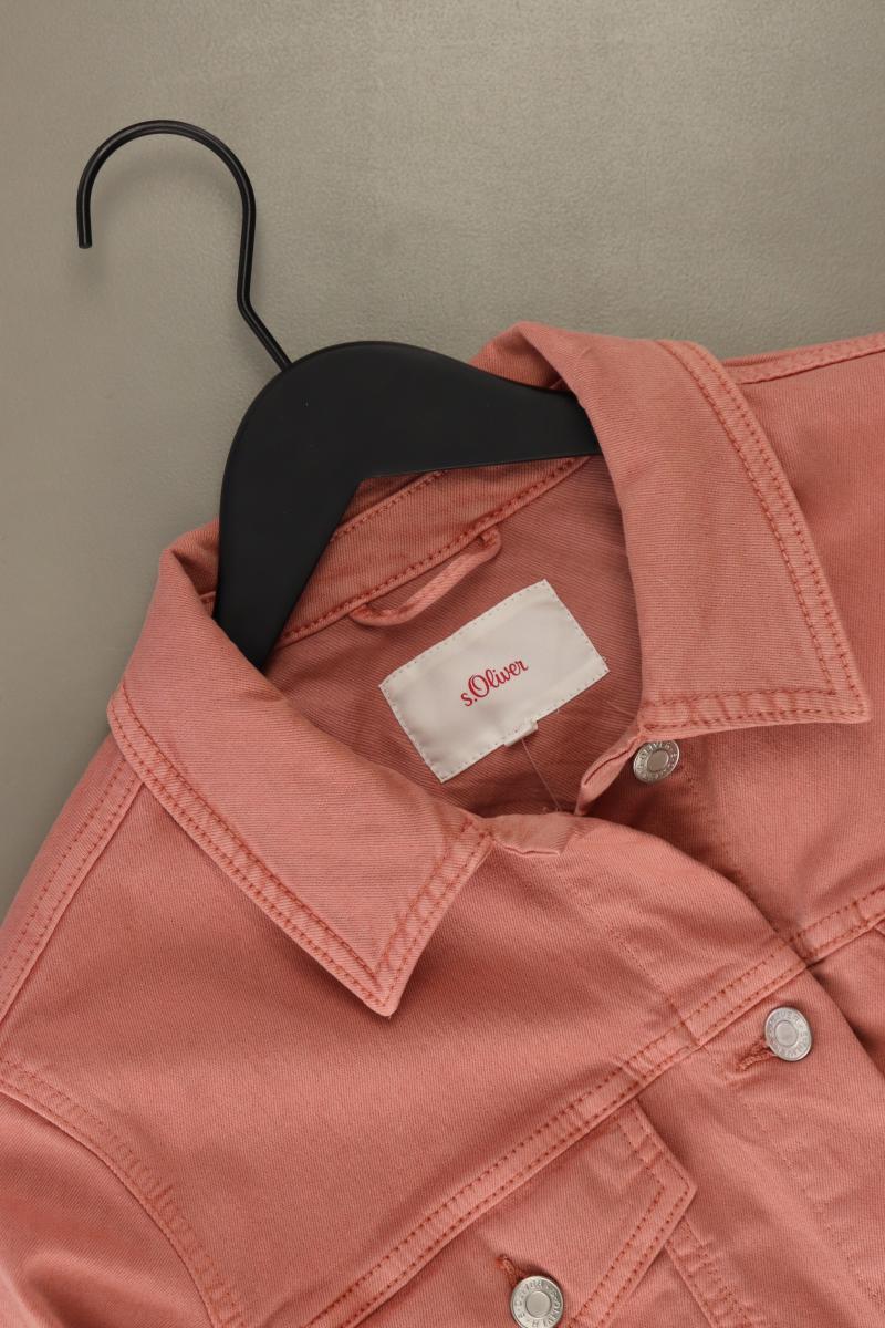 s.Oliver Übergangsjacke Gr. 44 neuwertig rosa aus Baumwolle