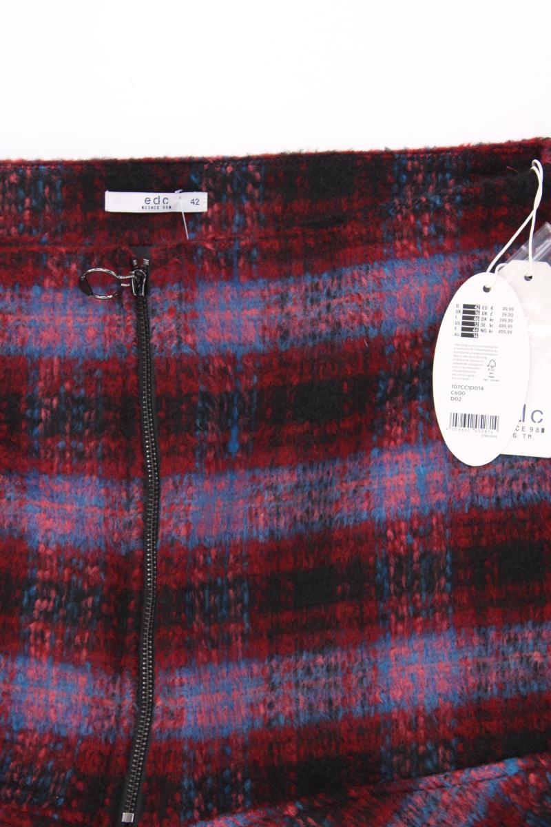 edc by Esprit Rock Gr. 42 kariert neu mit Etikett Neupreis: 49,99€! rot