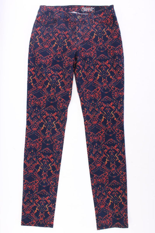 Esprit Five-Pocket-Hose Gr. 36/L30 geometrisches Muster mehrfarbig aus Baumwolle