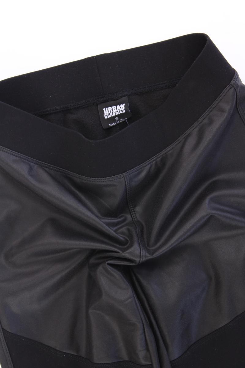 URBAN CLASSICS Leggings Gr. S neuwertig schwarz aus Polyester