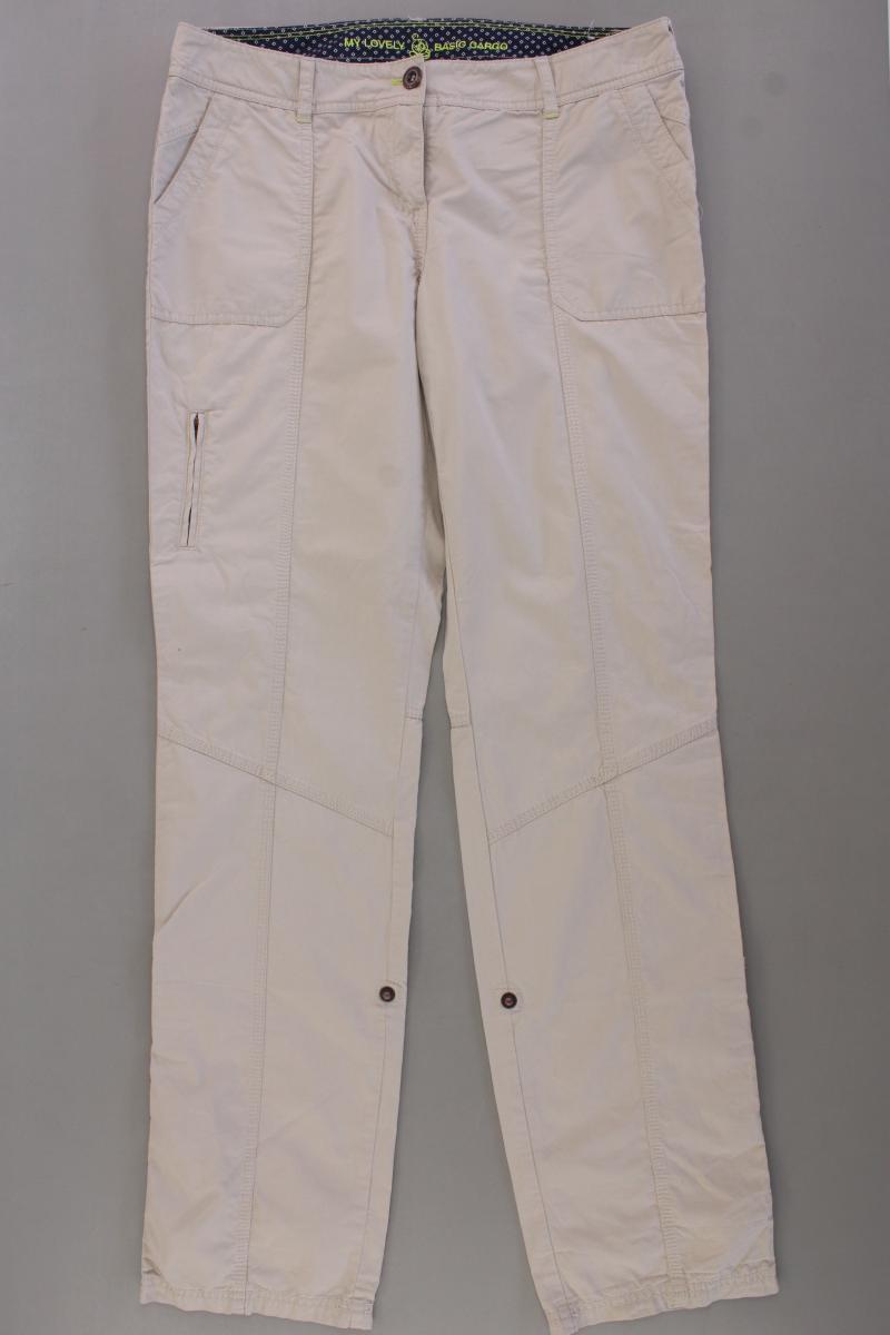 s.Oliver Hose Gr. 40 creme aus Baumwolle