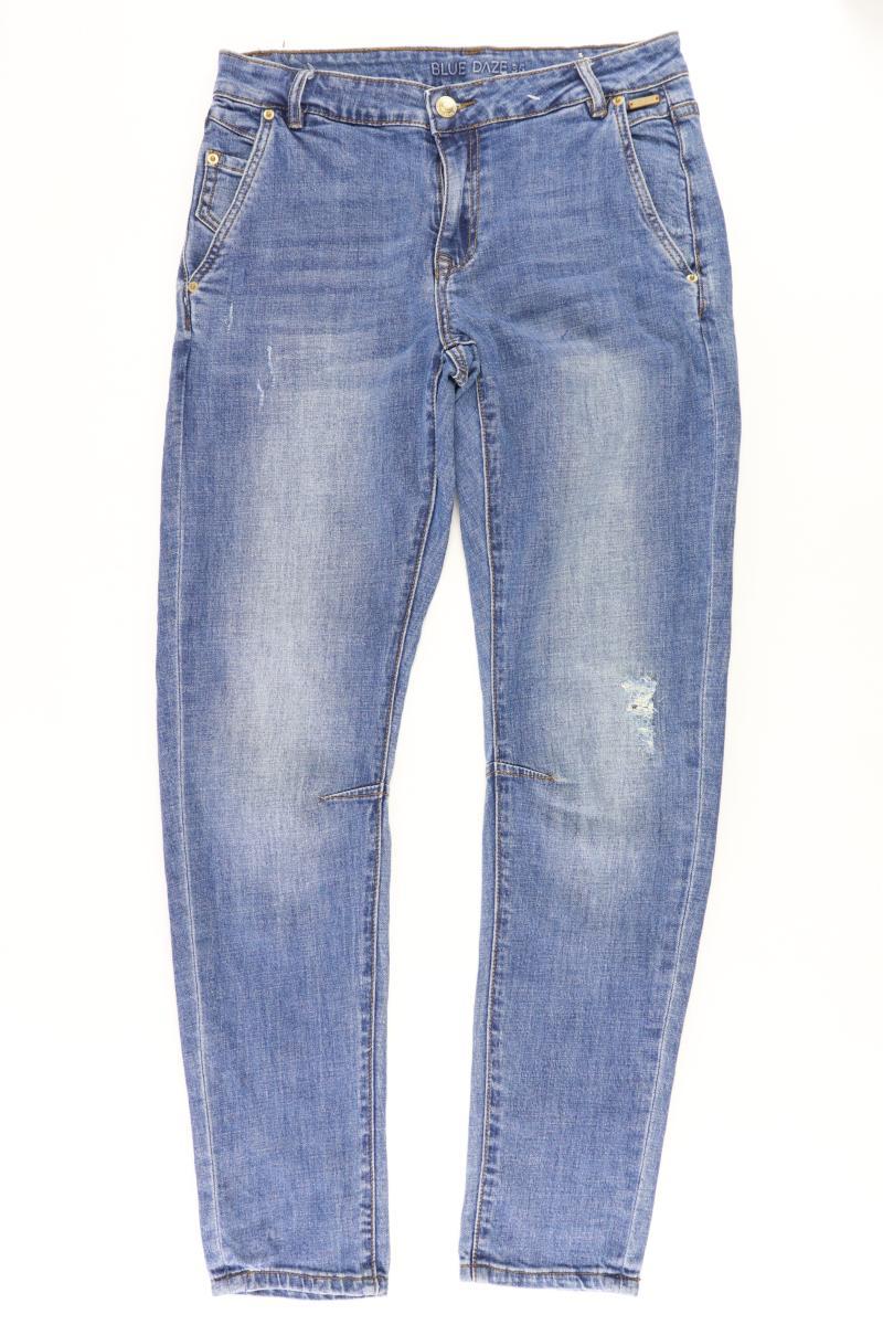 Summum Straight Jeans Gr. 36 blau aus Baumwolle