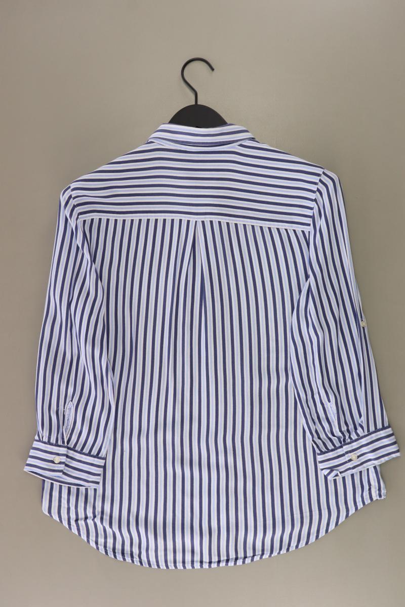 Street One Langarmbluse Gr. 38 gestreift blau aus Viskose
