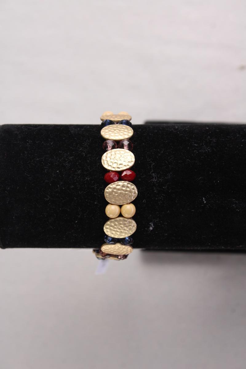Second Hand Outfit Größe M mit re.draft Kurzarmbluse in Gr. 40 und Armband