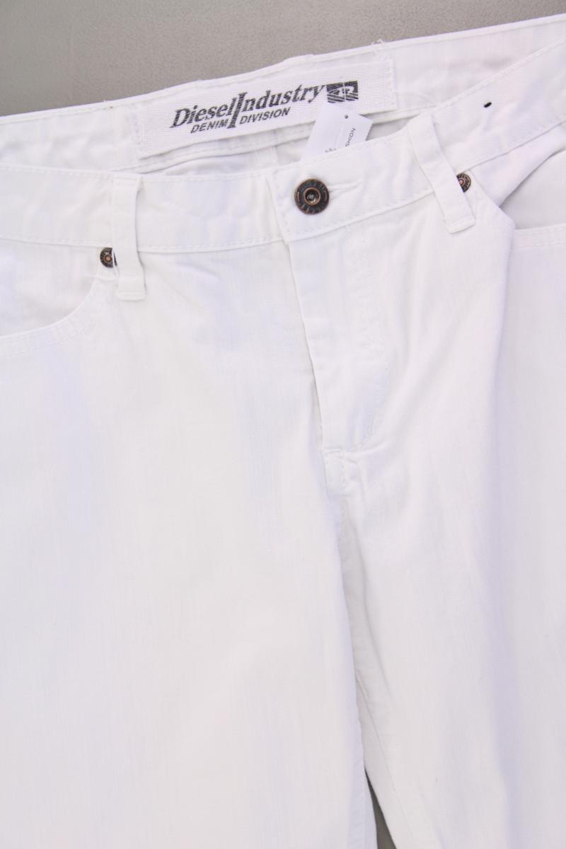 Diesel Straight Jeans Gr. W30 weiß aus Baumwolle
