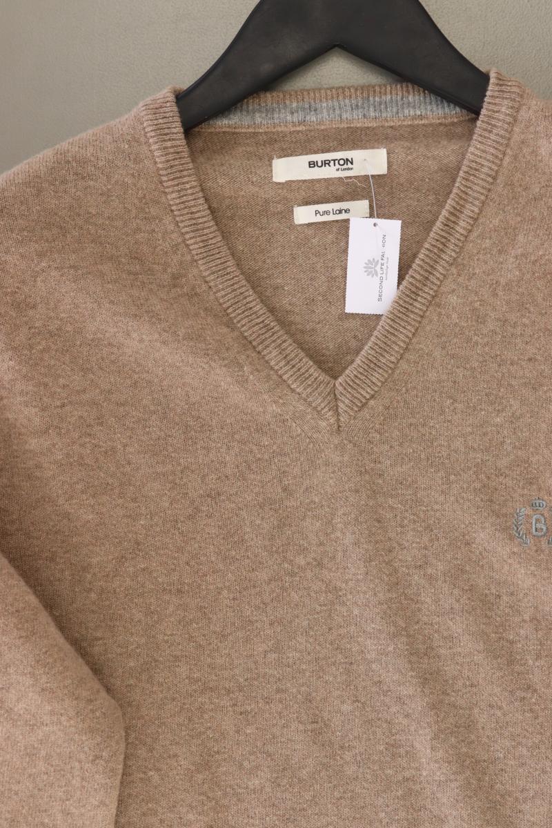Burton of London Wollpullover für Herren Gr. L neuwertig braun